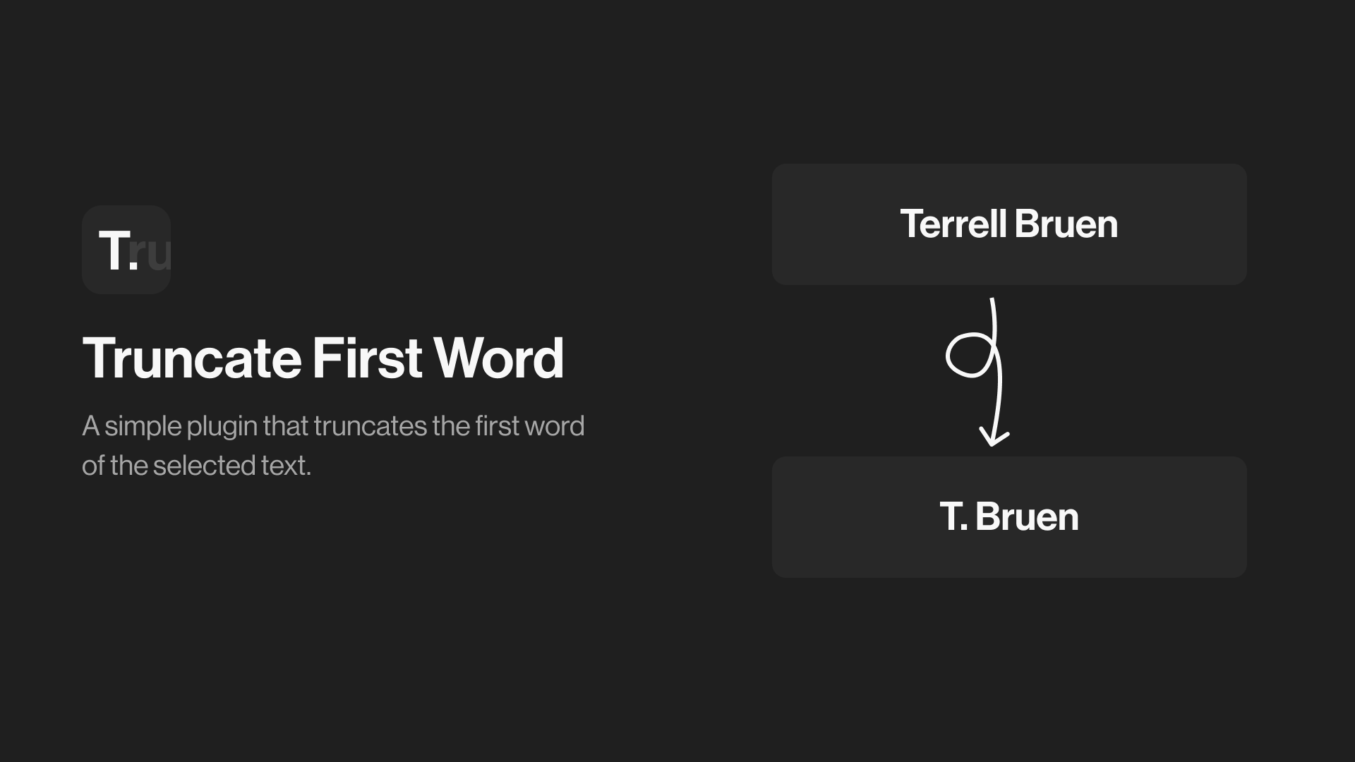 Truncate First Word Figma Plugin Image